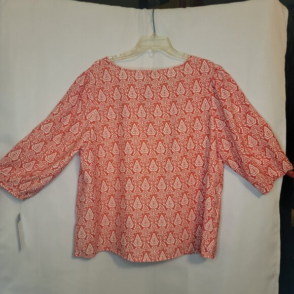 NWT Rebecca Malone Blouse - Picture 2 of 5